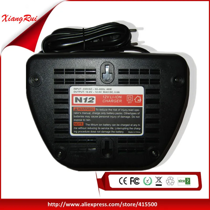 Зарядное устройство для Li Ion аккумуляторов Milwaukee M12 12 В 48 59 2401 11 2402|battery charger|us