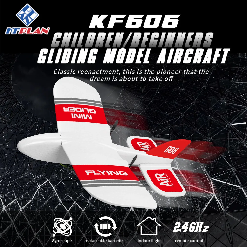 Радиоуправляемый летательный аппарат KFPLAN KF606 2 4 ГГц канала EPP встроенный гироскоп