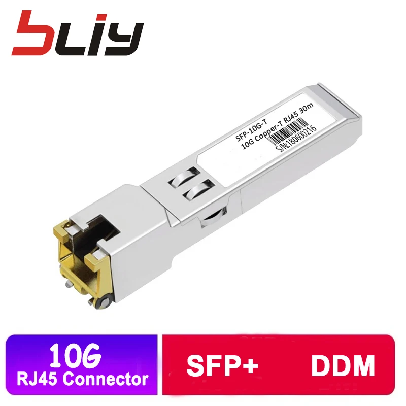 Bliy sfp 10G + Base-T GBIC гигабитный порт mini Gbic SFP RJ45 Модуль кода Sfp модуль совместим с Mikrotik