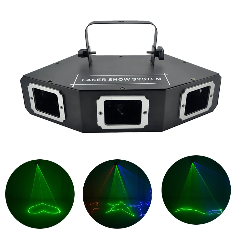 AUCD DMX 3 rgb-подсветка линзы полный Цвет луч оптической сети лазерный луч Главная Вечерние DJ КТВ Освещение проектора A-X3