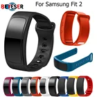 LS Замена Браслет для Samsung Gear Fit 2 группы роскошный силиконовый ремешок для наручных часов Fit2 PRO SM-R360 ремешки для часов Перевозка груза падения