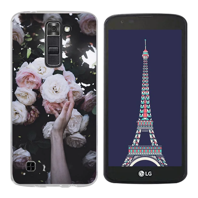Soft Silicon Case for LG K7/Tribute 5 LS675/X210 X210DS Triangle Printing Back Cover K7 Cases Mobile Funda Capa |