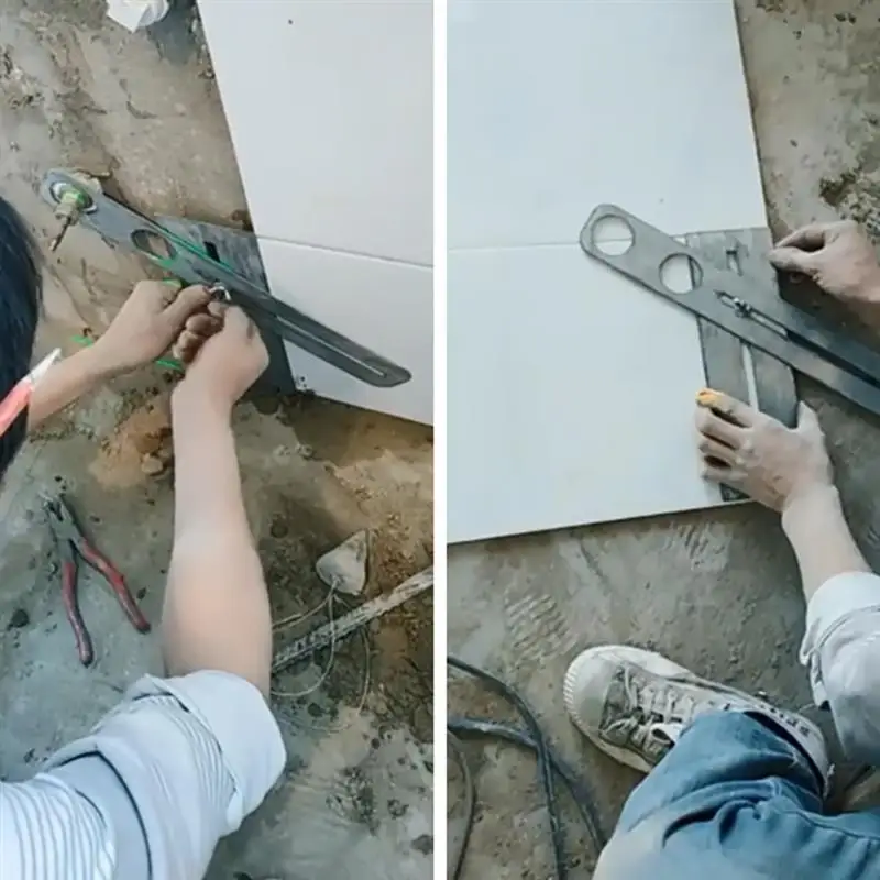 1 шт. многофункциональный локатор для плитки перфоратор регулируемый клеевой