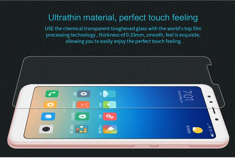 Nillkin Xiaomi Redmi 5 закаленное стекло Amazing H 0,33 мм Защитная пленка для экрана для Xiaomi Redmi 5 Plus 5,99 дюймов стеклянная пленка Redmi5