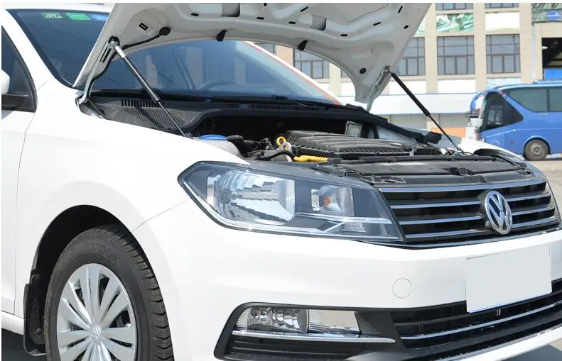 Для VW POLO MK5 2011- крышка переднего капота двигателя поддерживающая гидравлический шток стойки Пружинные ударные штанги кронштейн автомобильные аксессуары
