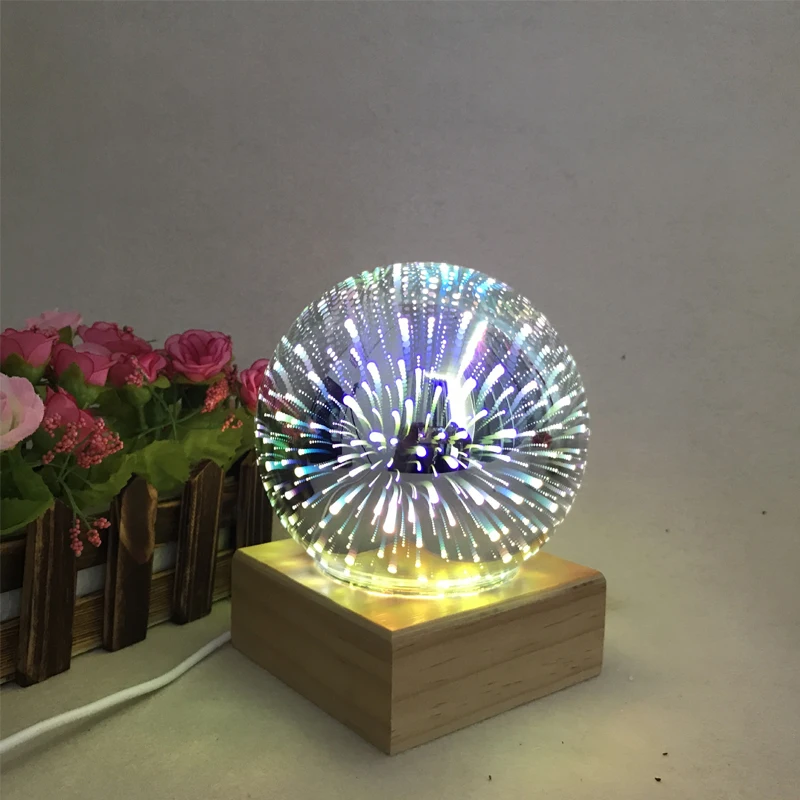 Новинка 2019 для дропшиппинга 3D стеклянный волшебный светильник Usb креативное