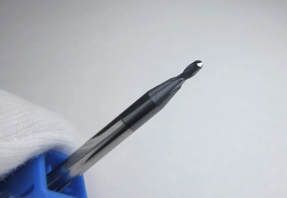 

Radius 1.0 mm HRC45 R1.0 45HRC Tungsten Carbide Ball Nose End Mills CNC milling cutting endmill L=50mm carving bits for steel