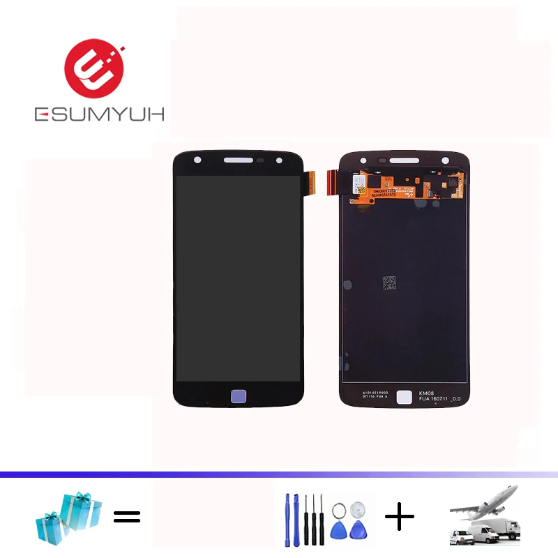 Для Motorola Moto Z Play ЖК экран Droid XT1635 02 01 дисплей сенсорный дигитайзер для сборки