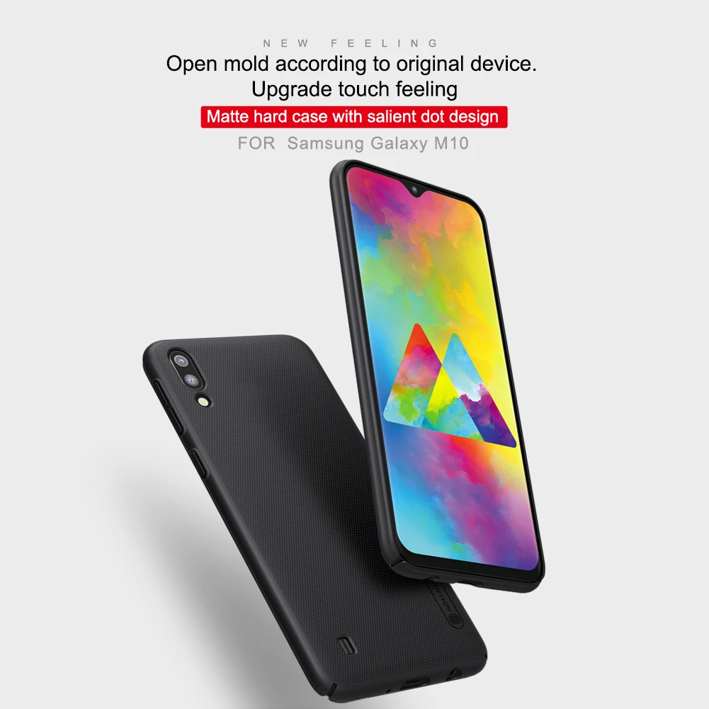 For Samsung Galaxy M10 Case Cover NILLKIN Super Frosted Shield Premium Matte PC Hard Back Skin |