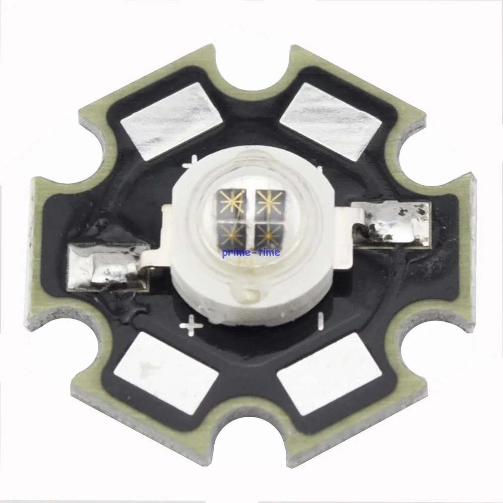 Светодиодный ИК излучатель высокой мощности 5 Вт 940 нм 4 чипа 1400mA с 20 мм печатной