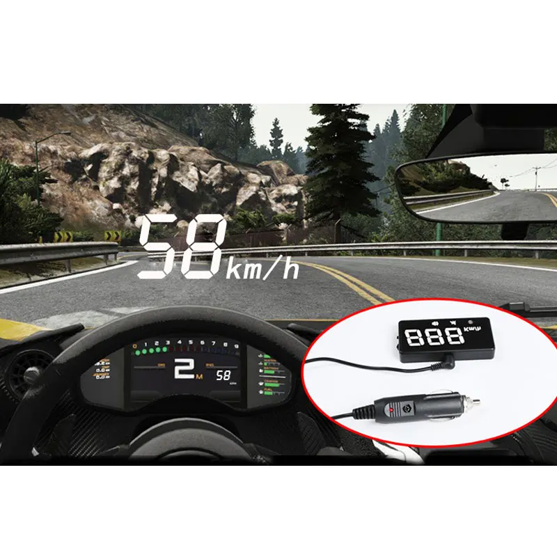 Универсальный цифровой автомобильный gps Спидометр KCSZHXGS HUD проектор для bmw e46/e60/e90