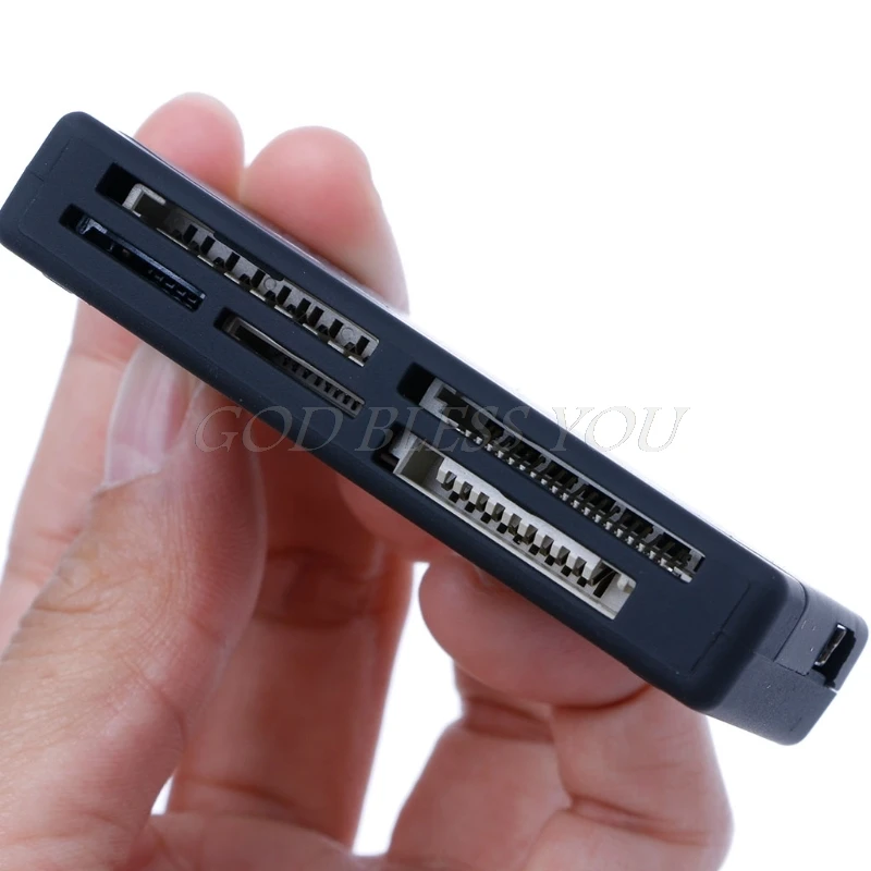 Все-в-одном считыватель карт памяти для USB внешний мини картридер 2 микро-sd M2 MMC XD CF