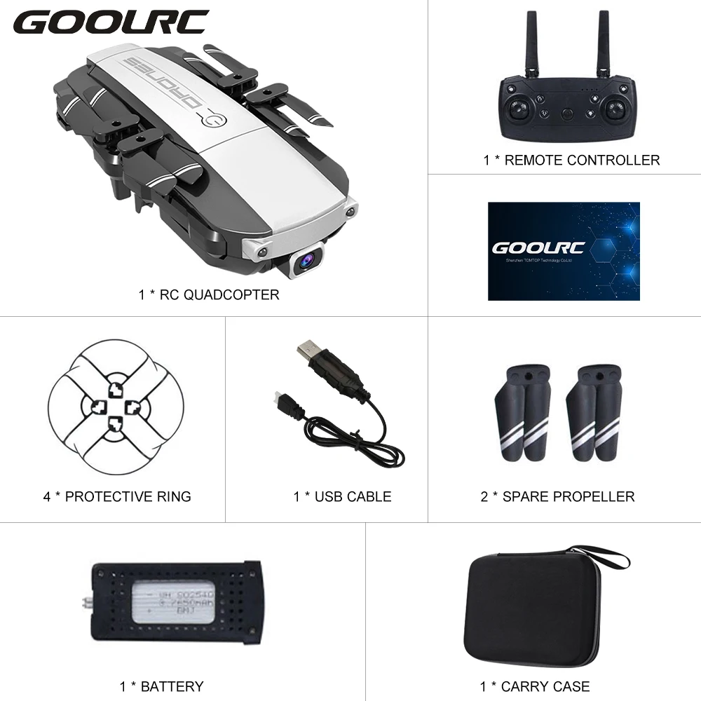 GoolRC H3 Дрон 4 K в реальном времени wifi Трансмиссия HD камера оптический поток