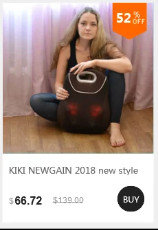 KIKI NEWGAIN 3D Горячая дома и автомобиля всего тела Шиацу разминающая массажная подушка Массажер Для Спины