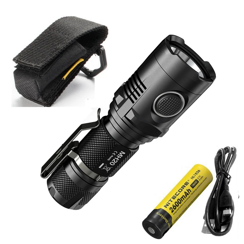 Mh20gt de 7 Mah à Prova Lanterna Cree Modos Lúmens Tocha Usb Recarregável 18650 D’água Led 1000
