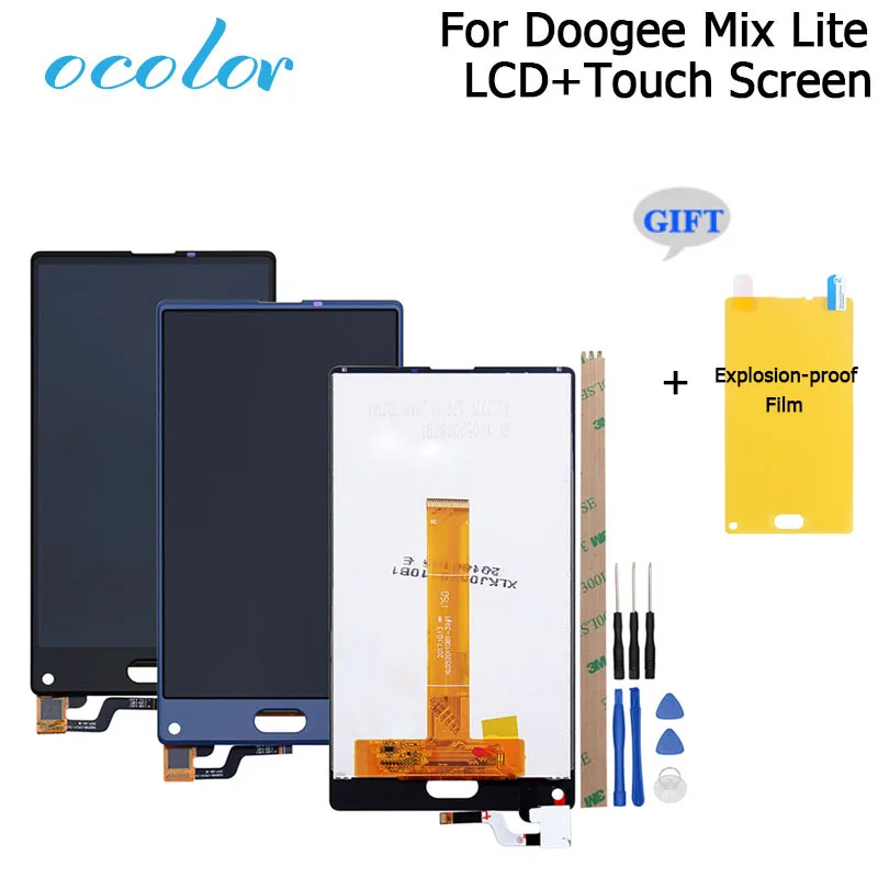 Ocolor для Doogee Mix Lite ЖК-дисплей + Сенсорный экран 5.2" Сборка дигитайзера для замены + Инструменты + Пленка