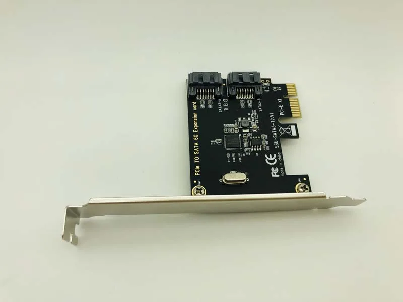 H1111Z Плата расширения PCI E SATA 1X 4X 8X 16X карты Express 3 0 2 Порты и разъёмы III 6 Гбит/с платы