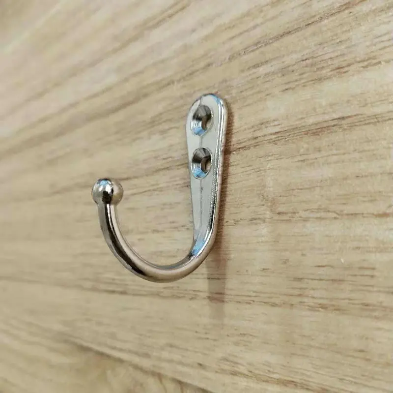 

20 Pieces Coat Hooks Wall Mounted Robe Hook Single Cloth Hanger Hooks Bathroom Kitchen Anitque Racks No Scratch with Screws