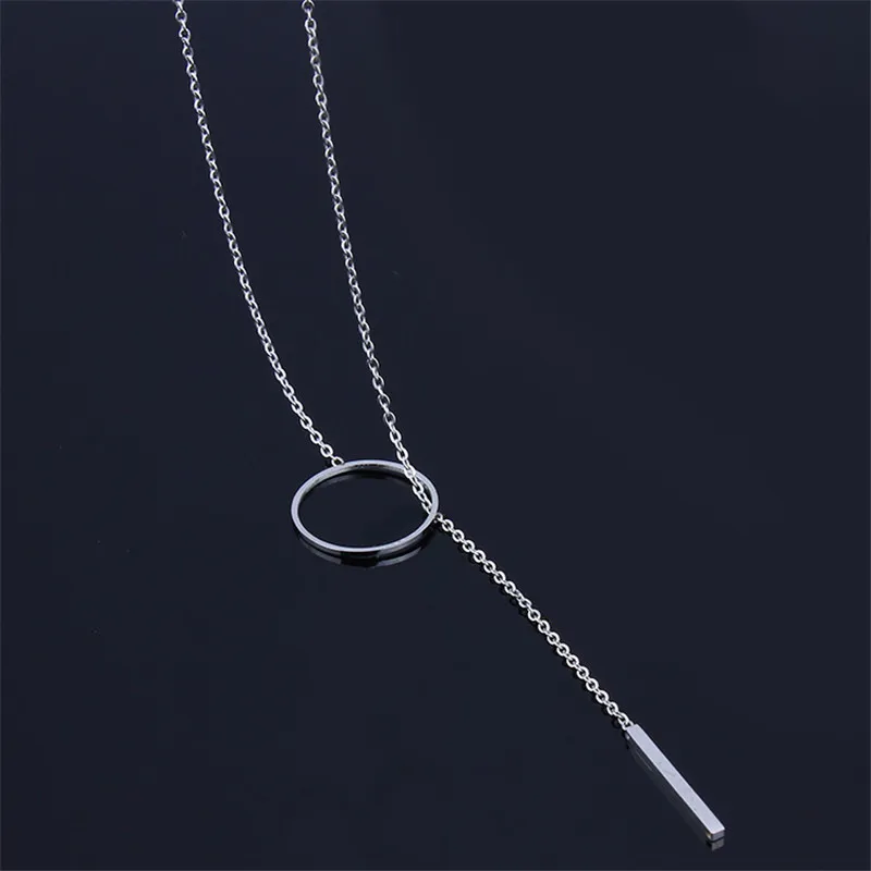 9S ZUUZ stainlesssteel цепочка Ожерелье Длинные ювелирные изделия аксессуары Золото Серебро для женщин кулон ювелирные изделия femme крест лучшие друзья для женщин - Окраска металла: 9S