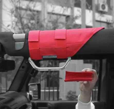 Рулонная ручка для двери 2/4 подлокотник из ткани Оксфорд с алюминиевым сплавом Jeep