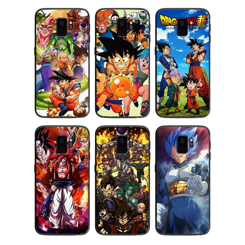 Мягкий чехол для телефона DRAGON BALL Z Zetto аниме samsung Galaxy S6 S7 S8 S9 S10e Plus Note 8 9 черный