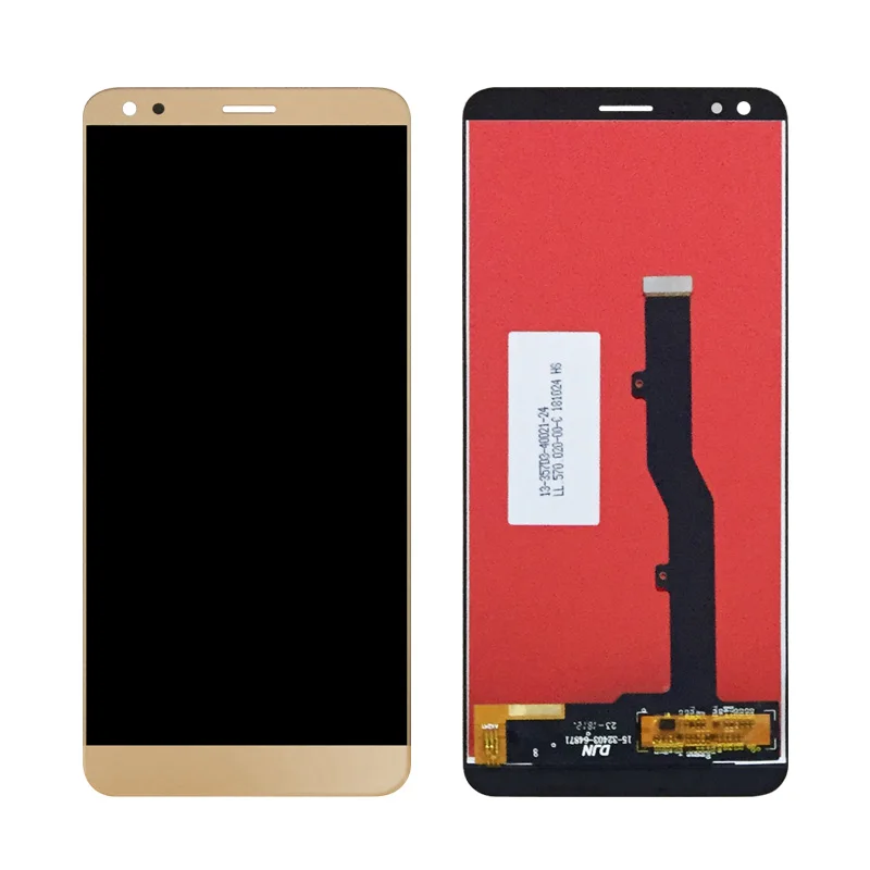 WEICHENG zte Blade V9 смартфон Сенсорная панель+ ЖК-дисплей дигитайзер сенсорный экран линзы для zte V0900+ Бесплатные инструменты - Цвет: Золотой