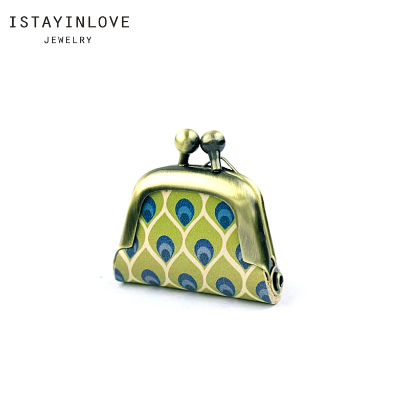 Бижутерия ISTAYINLOVE винтажное кожаное колье с изображением павлиньих перьев