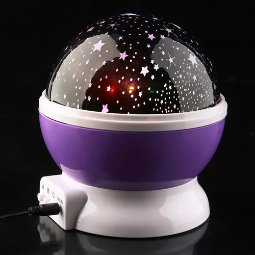 purple Новинка люминесцентные игрушки романтическое звездное небо Светодиодный Ночник проектор батарея USB ночник креативный день рождения игрушки для детей - Цвет: purple