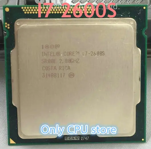 Процессор Intel core i7 2600S i7-2600S четырехъядерный процессор (2 7 ггц/L3 = 6 мб/65 вт) сокет LGA