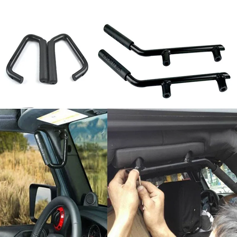 Поручни для передних/задних сидений для Jeep Wrangler JK TJ Rubicon Sahara 2& 4 дверные поручни 2007- автомобильные аксессуары