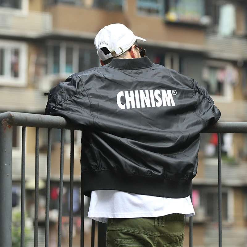 CHINISM Ma1 куртка-бомбер мужская пилот анархия верхняя одежда бренд Печатный
