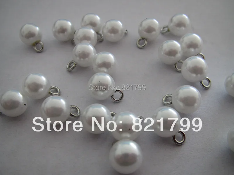 

200 шт., жемчужные пуговицы для рубашки, 6 мм