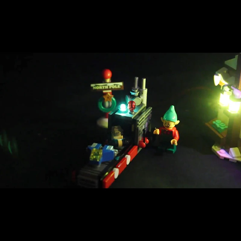 Набор светодиодных светильников для Lego 10245 мастерская Санты отец Рождество