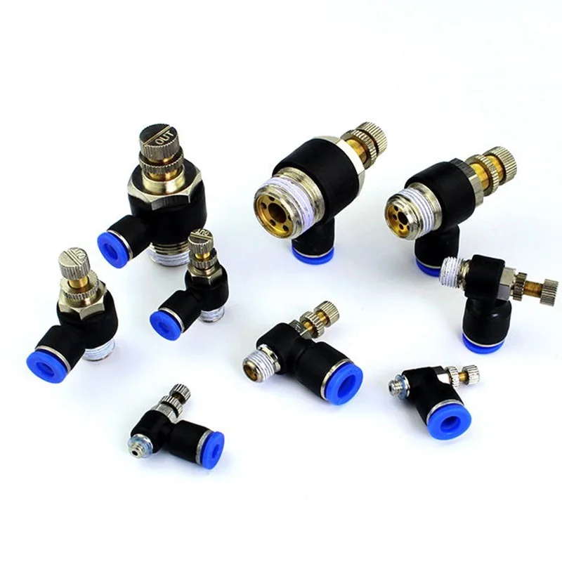10 шт. SL4 6 8 12 мм быстрое соединение пневматический Фиттинг M5 01 02 03(M5 &quot1/8&quot 1/4