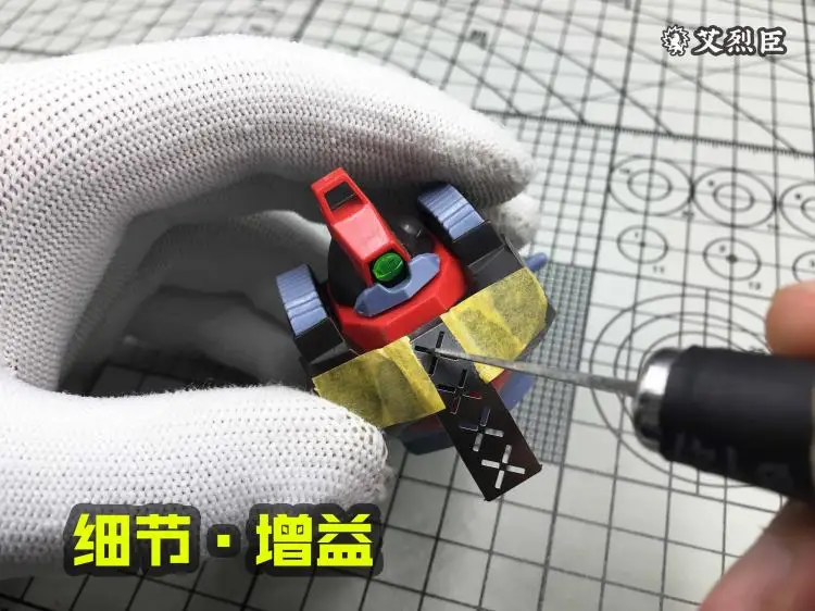 Модель Gundam 13 в 1 детали вспомогательной линейки для резьбы детали для ремонта гравировки инструменты для гравировки отверстия из нержавеющей стали инструмент для гравировки