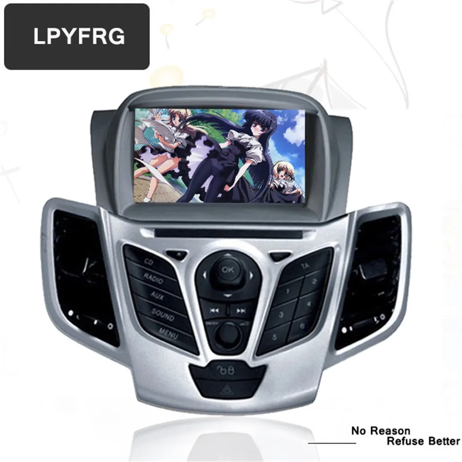 Автомобильный DVD плеер с GPS навигацией android 10 7 " стерео аудио Радио для Ford Fiesta 2008