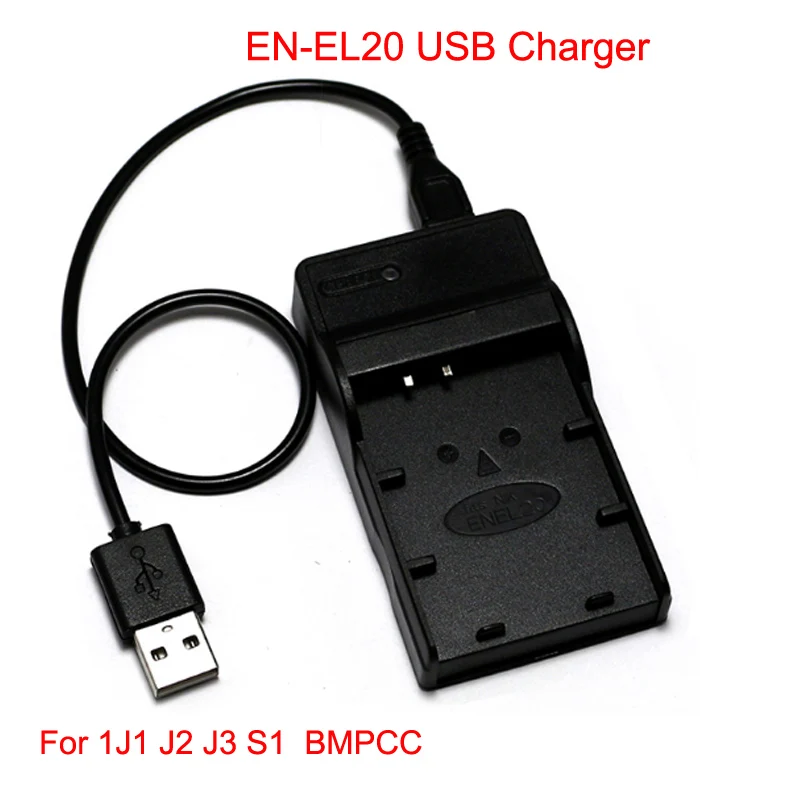 EN-EL20 10 шт./лот USB Порты и разъёмы цифровой Камера Батарея Зарядное устройство для nikon EN-EL3 EN-EL9 EN-EL10 EN-EL12 EN-EL14 EN-EL15 EN-EL19 EN-EL20 - Цвет: EN-EL20