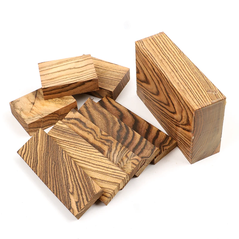DIY деревообрабатывающий нож ручка Bocote деревянная чистые весы для ножей запчасти