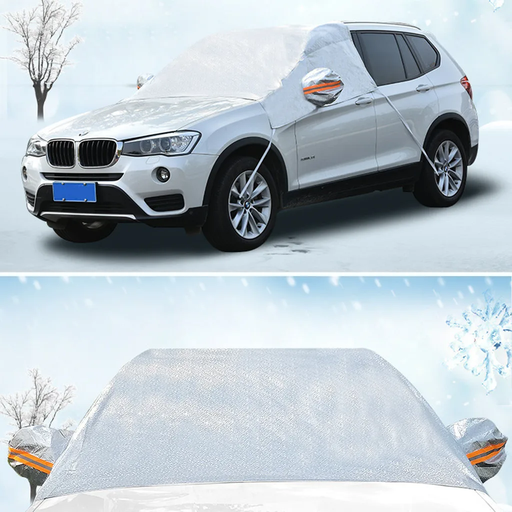 Универсальная защитная пленка для лобового стекла автомобиля, защита от снега, защита от солнца, защита от снега, мороза, защита от льда