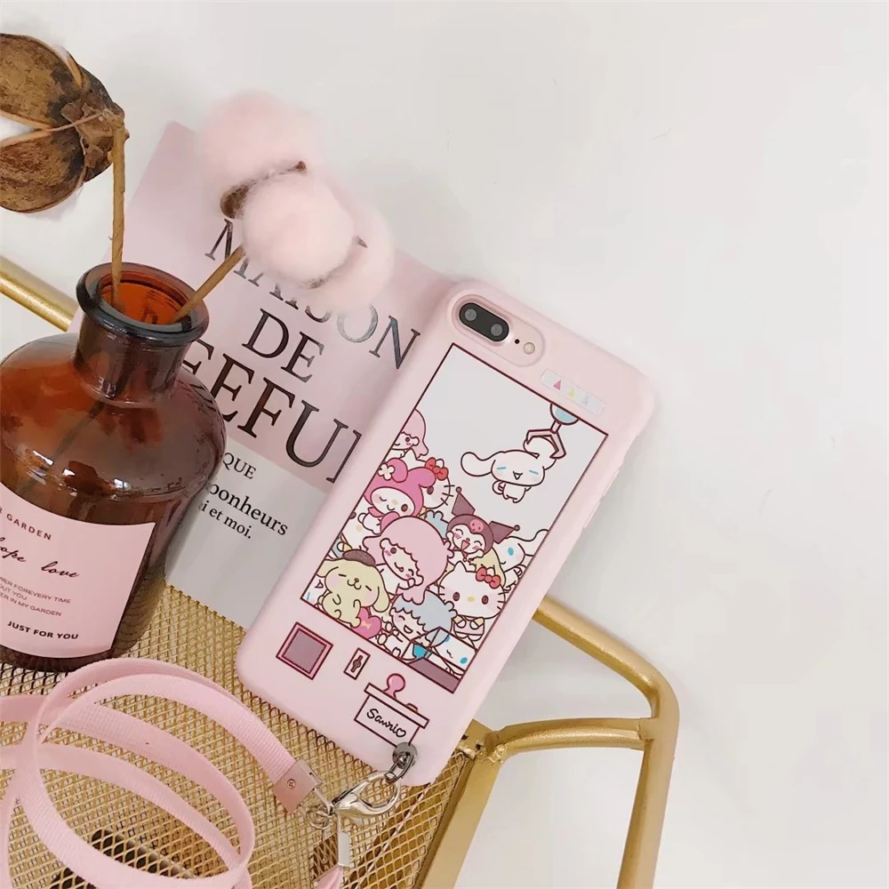 Чехол для телефона Apple iPhone 7 plus X 8 6 6s плюс розовый мягкий яркий цветной задняя