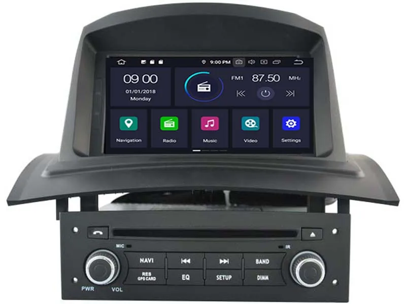 Android 9 0 OS автомобильный DVD Радио для RENAULT MEGANE II навигация SAT NAV 2 Гб ram + 16 FLASH DVR/wifi DAB OBD