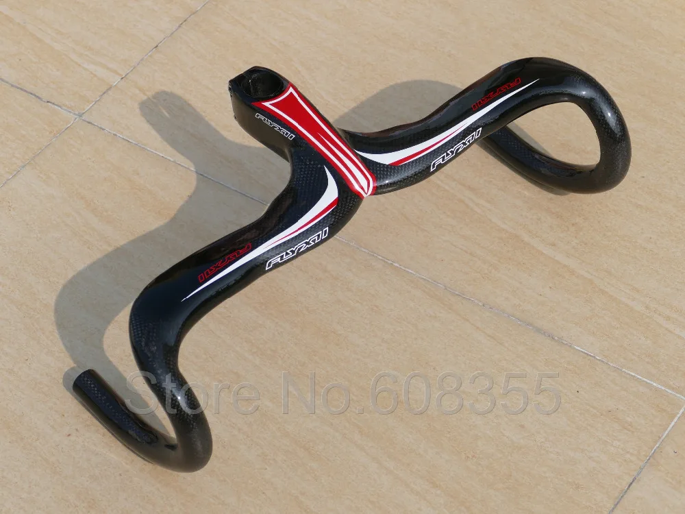 Интегрированный внутренний кабель руля для дорожного велосипеда красного и