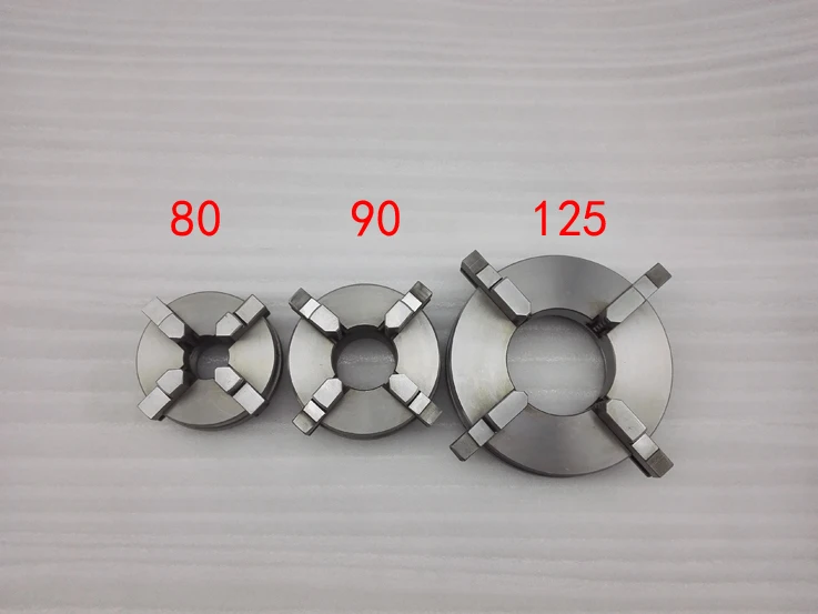 Четыре-коготь 50/65/80/90/125 токарный станок стальная труба большого диаметра нефритовый браслет Диафрагма: 19/35/60 мм круглый аппараты для обработки деревянных изделий патрон