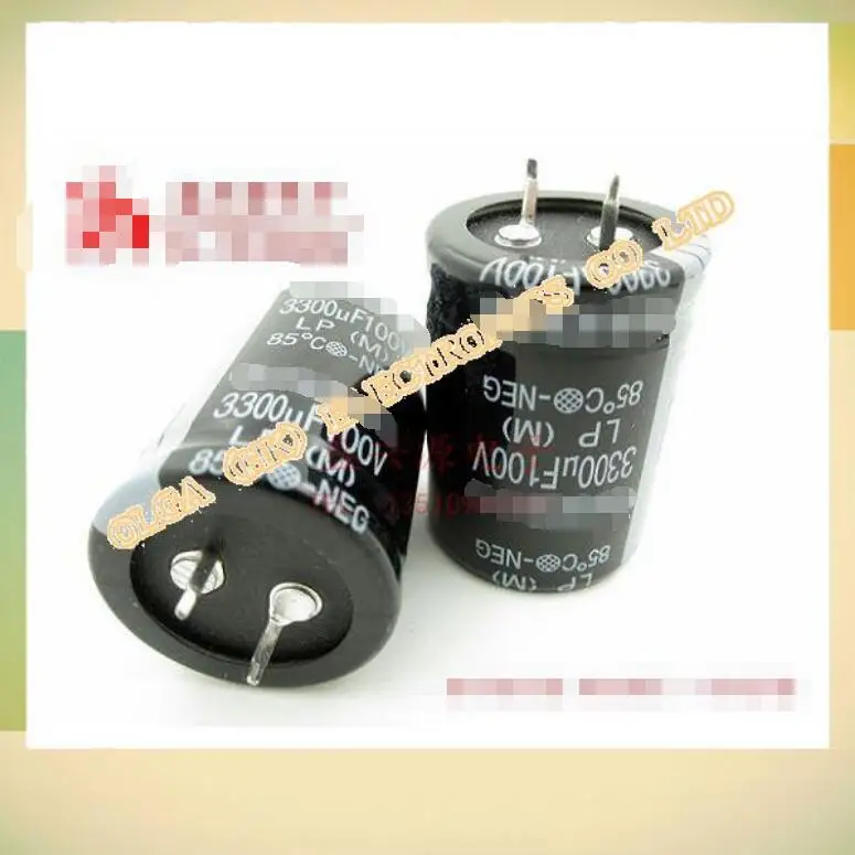 

Электролитический конденсатор из Тайваня 100 v3300uf 3300 uf100v 30*40, плазменный ТВ-кабель