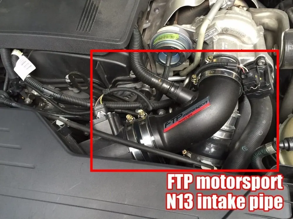 Тайваньский FTP Впускной турбо трубный комплект для BMW N13 двигатель 116i 118i 316i черный