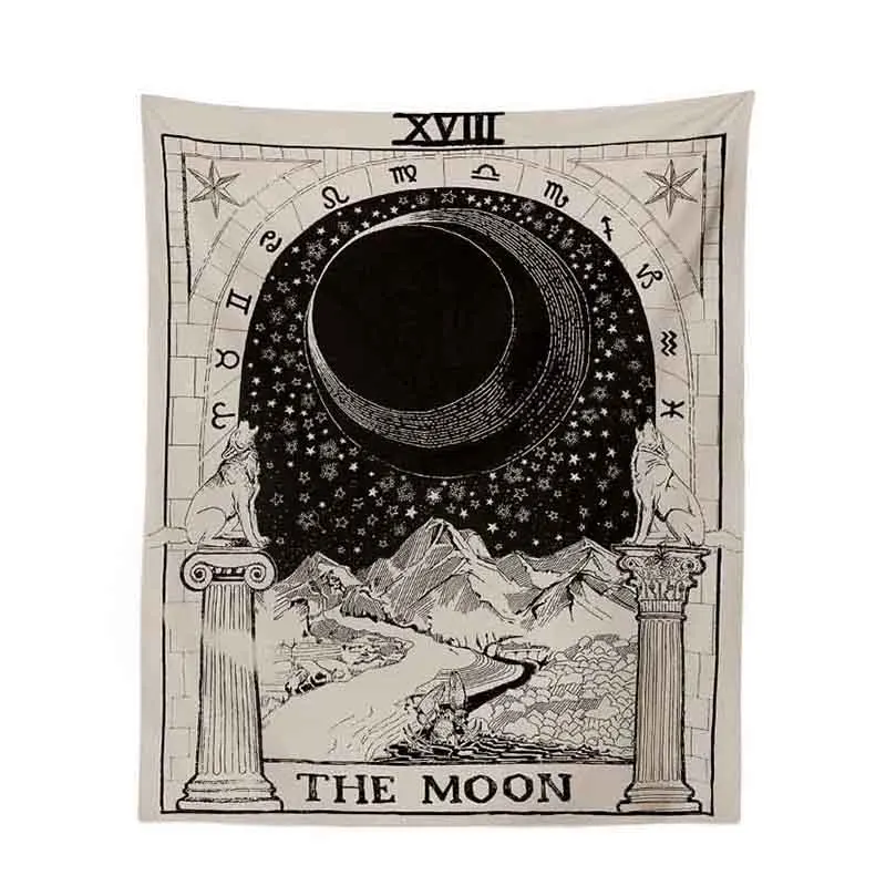 Лучшая настенная подвесная волшебная луна/солнце/Звездное покрывало с большими