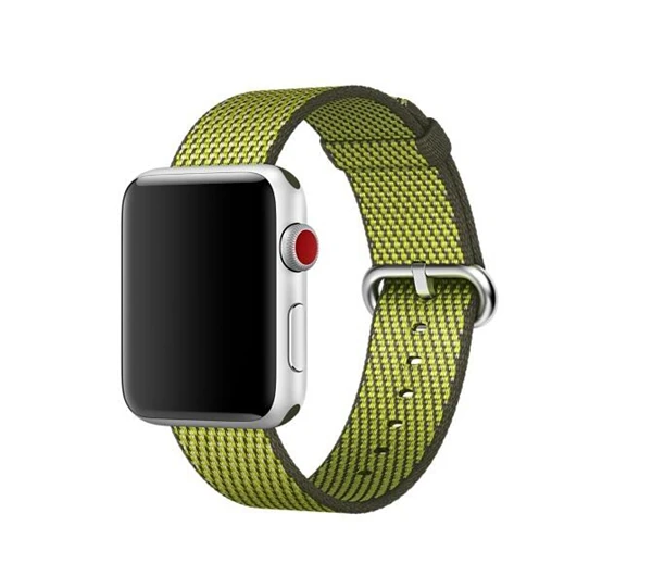 Новейший тканый нейлоновый ремешок для часов iWatch Apple Watch Спортивная петля браслет 38 мм 42 мм 40 мм 44 мм Серия 1 2 3 4 серия 5
