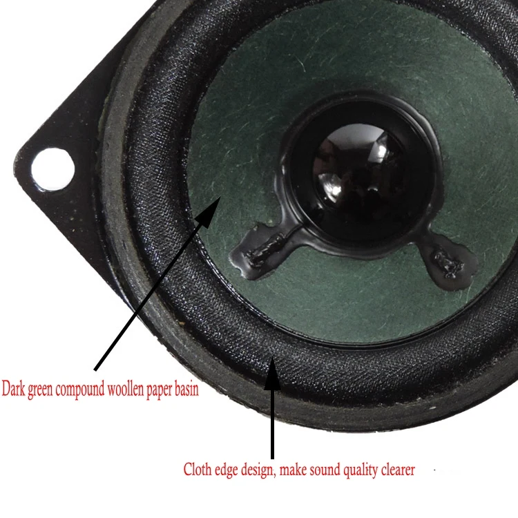 2x12 Вт 4 Ом 2 дюйма 52 мм Полнодиапазонный динамик DIY HIFI Громкий динамик для автомобиля стерео домашний кинотеатр аудио динамик s gamut