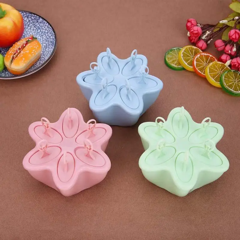 DIY 6 решеток лоток для мороженого Форма танцора лоток для мороженого Пластиковая форма для выпечки держатель кухонный инструмент