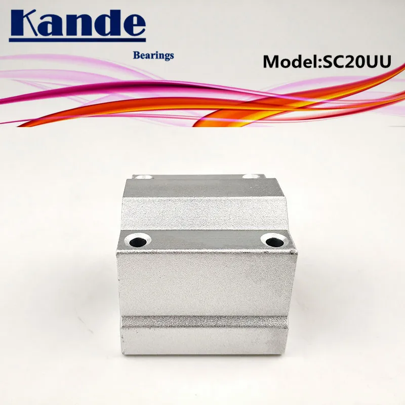 Подшипники Kande 2 шт. SC20UU SC20 UU линейного движения шариковых подшипников втулка